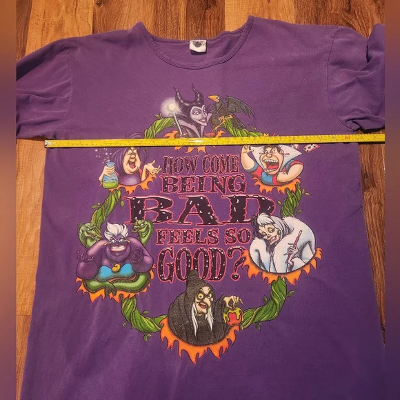 Vintage Disney Villains Long Tee One Size - Picture 7 of 16